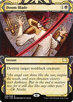 Doom Blade [Borderless Etched Foil]