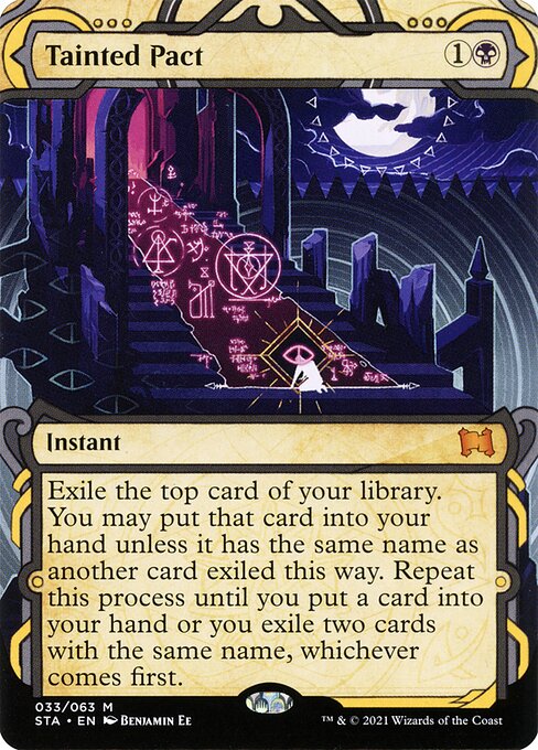 Tainted Pact [Borderless Etched Foil]