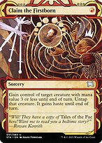 Claim the Firstborn [Borderless Etched Foil]