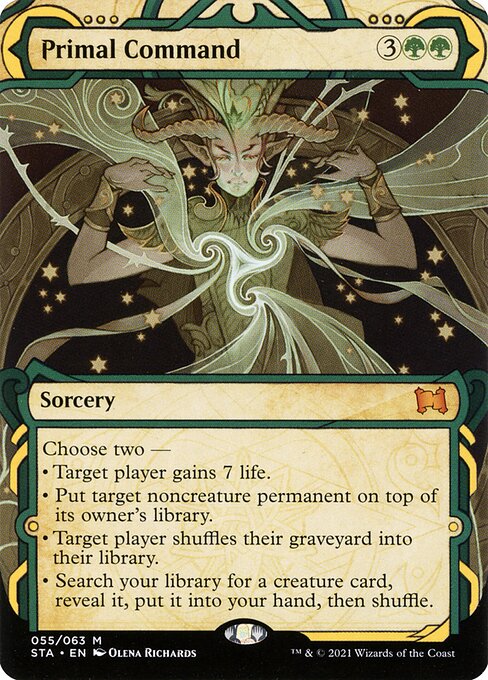 Primal Command [Borderless Etched Foil]