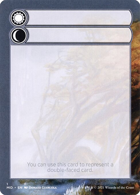 Double-Faced Substitute Card Token SMID