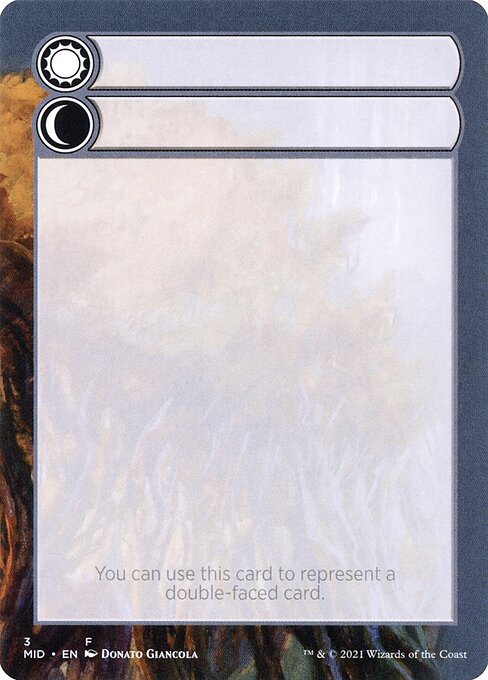 Double-Faced Substitute Card Token SMID