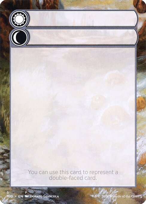 Double-Faced Substitute Card Token SMID