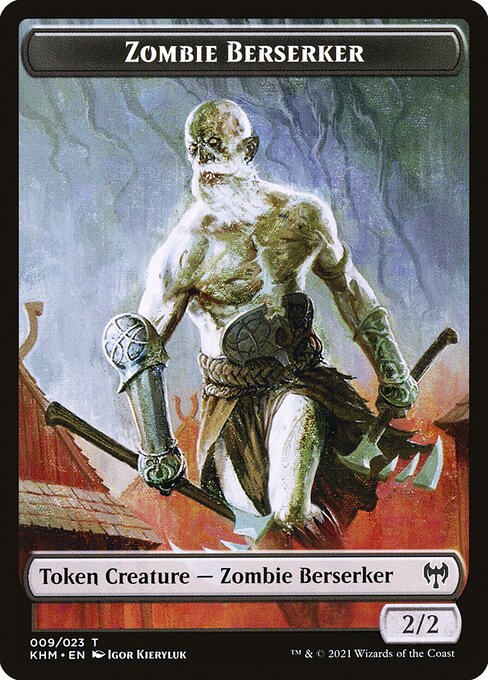 Zombie Berserker Token TKHM