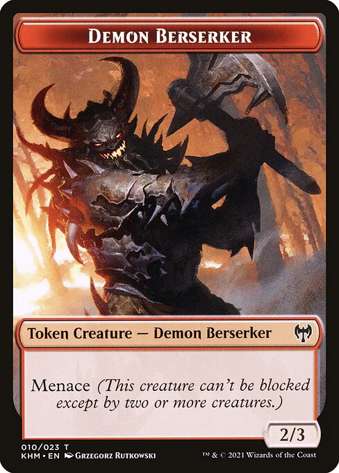 Demon Berserker Token TKHM