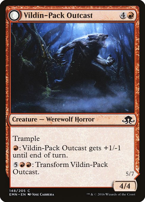 Vildin-Pack Outcast // Dronepack Kindred [Foil]