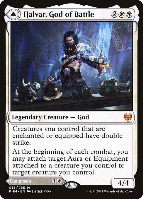 Halvar, God of Battle // Sword of the Realms [Foil]