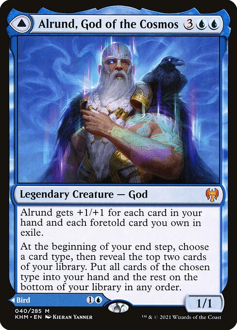 Alrund, God of the Cosmos // Hakka, Whispering Raven [Foil]