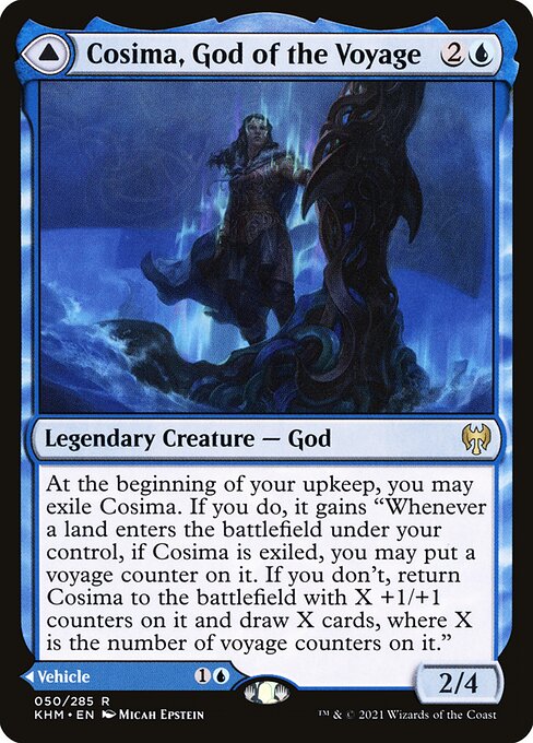Cosima, God of the Voyage // The Omenkeel [Foil]