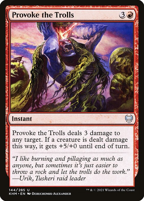 Provoke the Trolls [Foil]