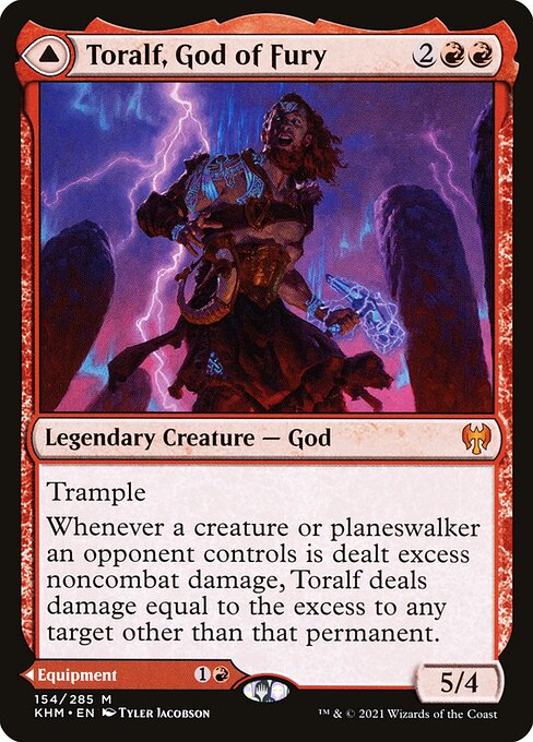 Toralf, God of Fury // Toralf's Hammer [Foil]