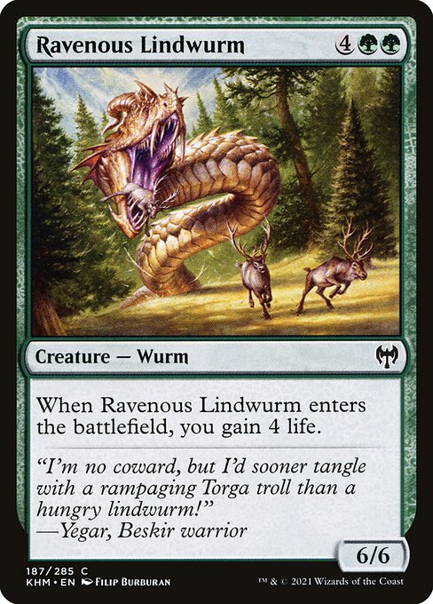 Ravenous Lindwurm [Foil]