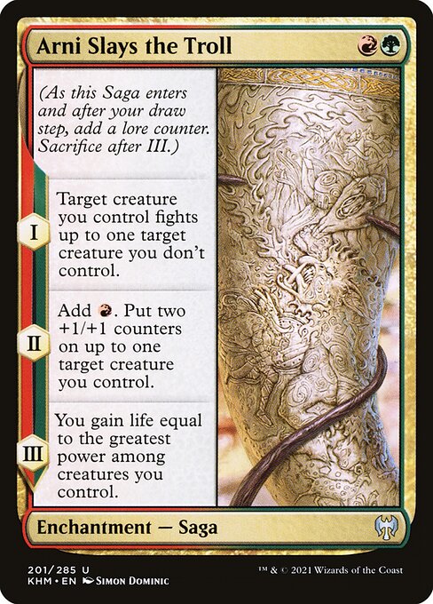 Arni Slays the Troll [Foil]