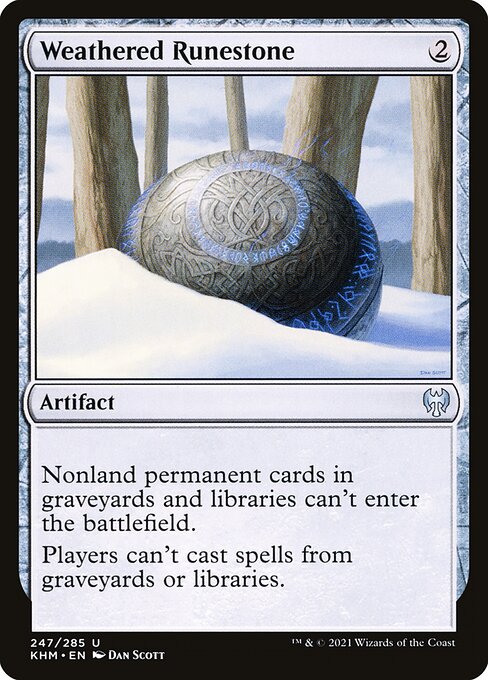 Weathered Runestone [Foil]