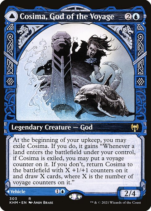 Cosima, God of the Voyage // The Omenkeel [Showcase Foil]