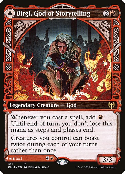 Birgi, God of Storytelling // Harnfel, Horn of Bounty [Showcase]