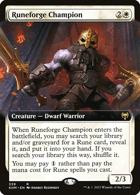Runeforge Champion [Extended Artwork Foil]