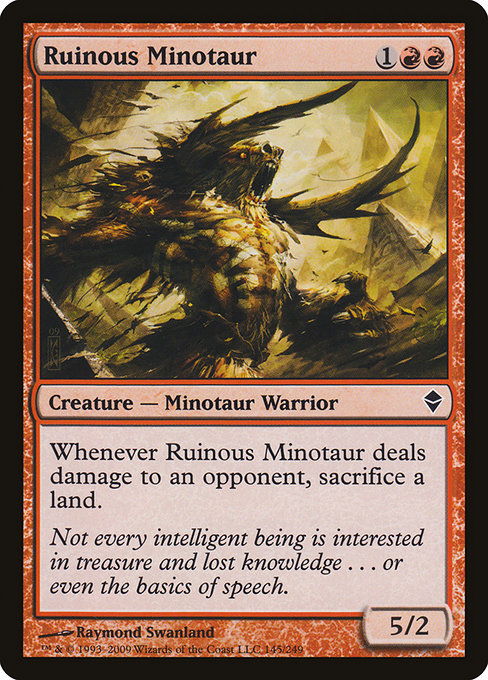Ruinous Minotaur [Foil]