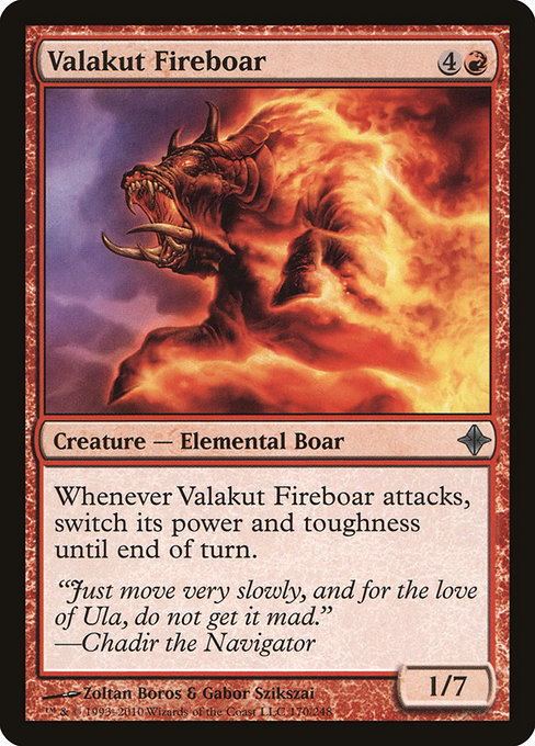 Valakut Fireboar [Foil]