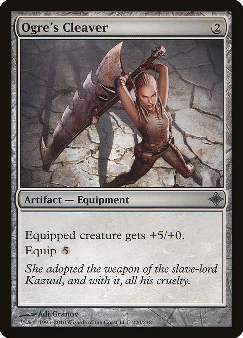Ogre's Cleaver [Foil]
