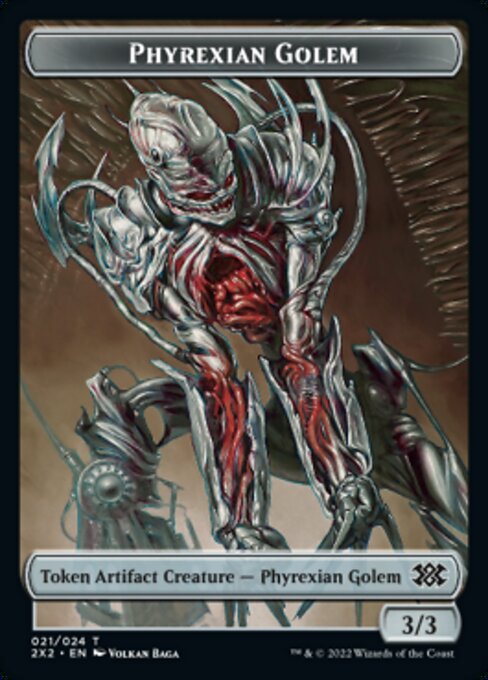 Phyrexian Golem Token T2X2