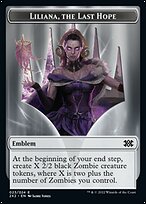 Liliana, the Last Hope Emblem Token T2X2
