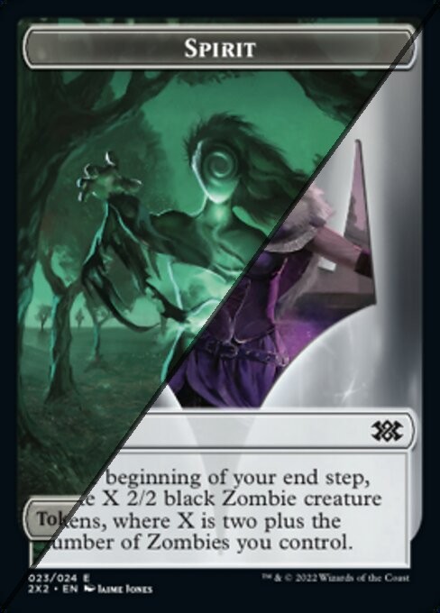 Spirit Token 002 // Liliana, the Last Hope Emblem Token T2X2 023