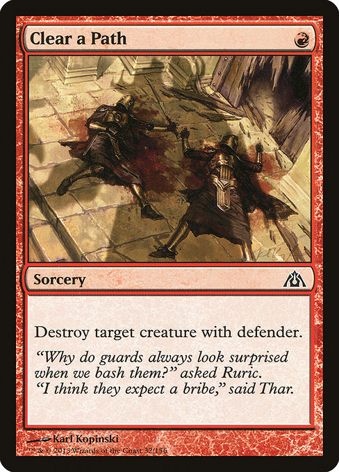 Clear a Path [Foil]