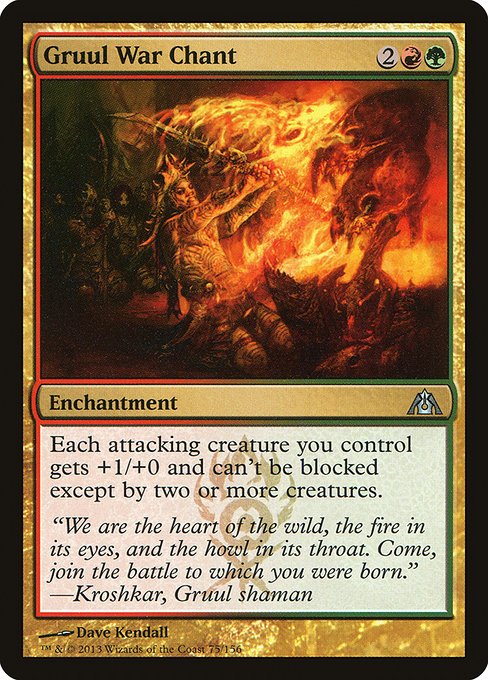Gruul War Chant [Foil]