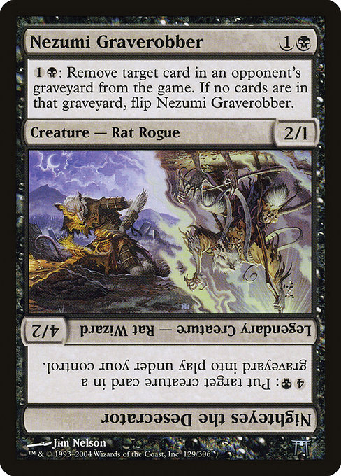 Nezumi Graverobber // Nighteyes the Desecrator [Foil]