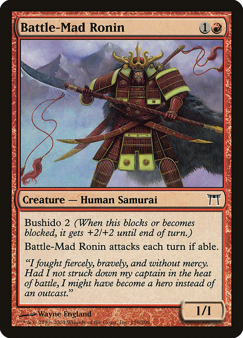 Battle-Mad Ronin [Foil]