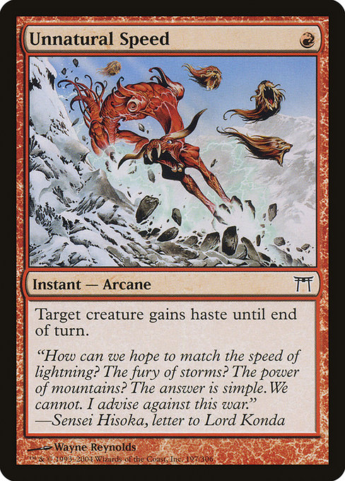 Unnatural Speed [Foil]