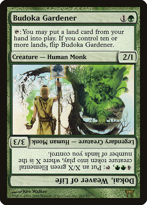 Budoka Gardener // Dokai, Weaver of Life [Foil]