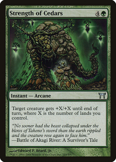 Strength of Cedars [Foil]