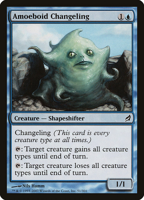 Amoeboid Changeling [Foil]