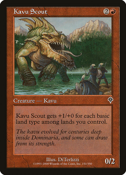 Kavu Scout [Foil]
