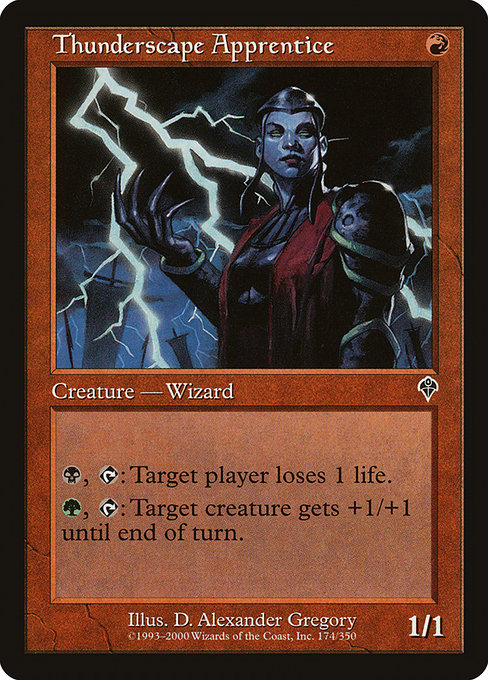 Thunderscape Apprentice [Foil]