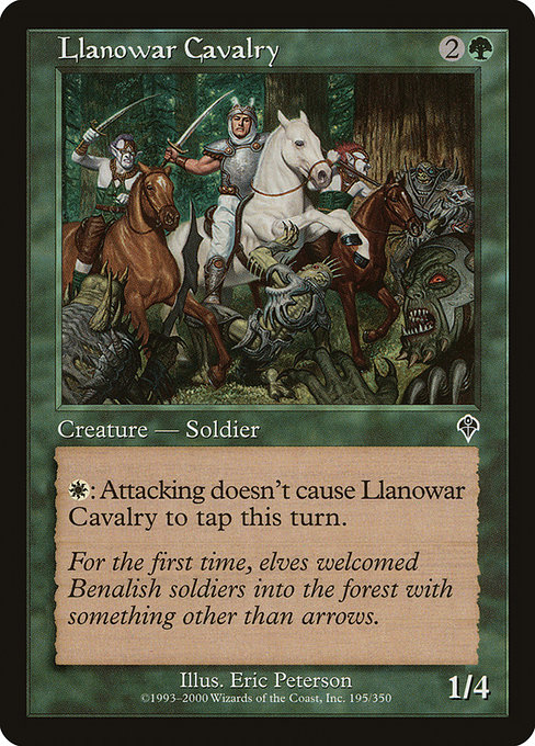 Llanowar Cavalry [Foil]