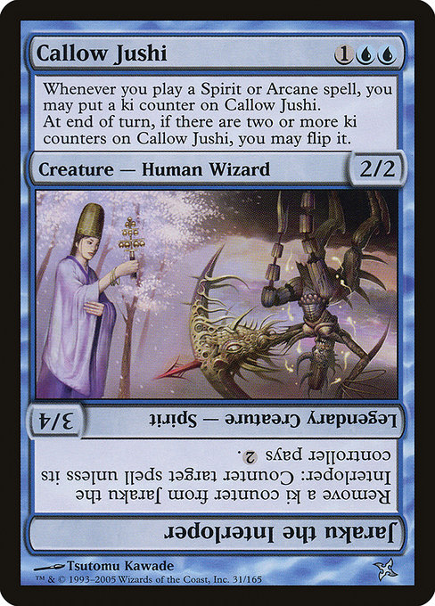Callow Jushi // Jaraku the Interloper [Foil]