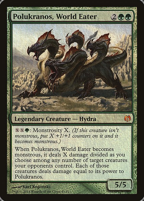 Polukranos, World Eater [Foil]