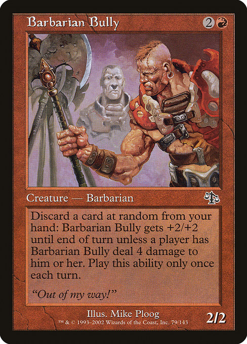 Barbarian Bully [Foil]
