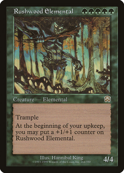 Rushwood Elemental [Foil]