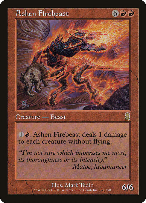 Ashen Firebeast [Foil]