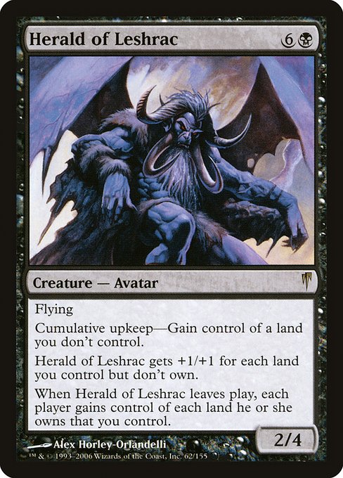 Herald of Leshrac [Foil]