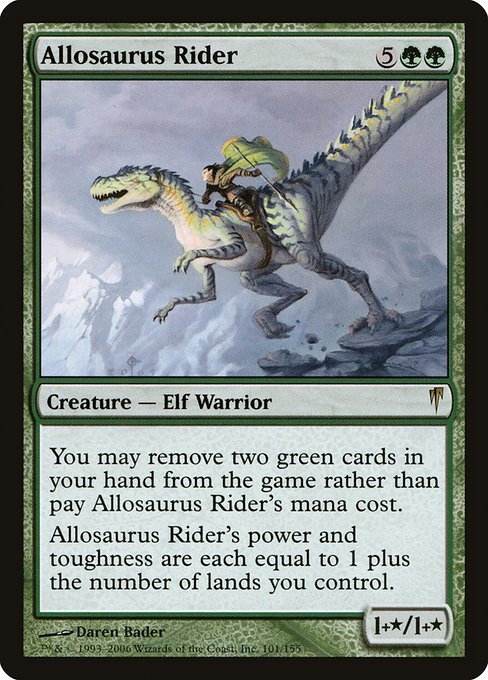Allosaurus Rider [Foil]