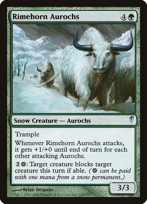 Rimehorn Aurochs [Foil]