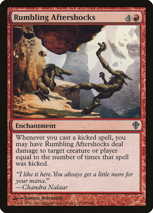 Rumbling Aftershocks [Foil]