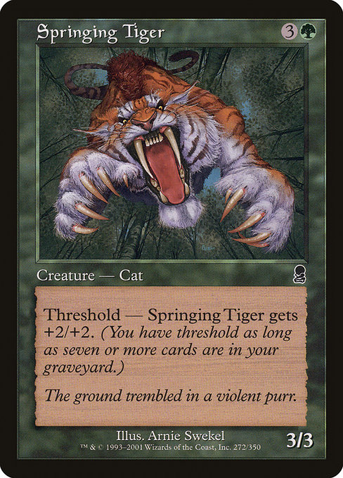 Springing Tiger [Foil]