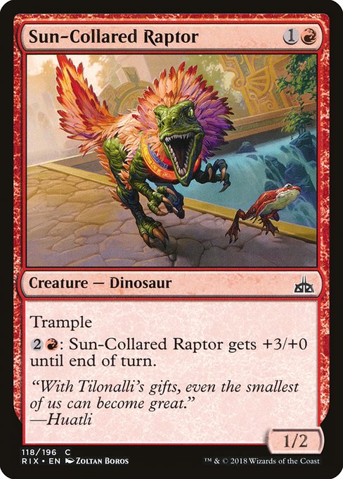 Sun-Collared Raptor [Foil]