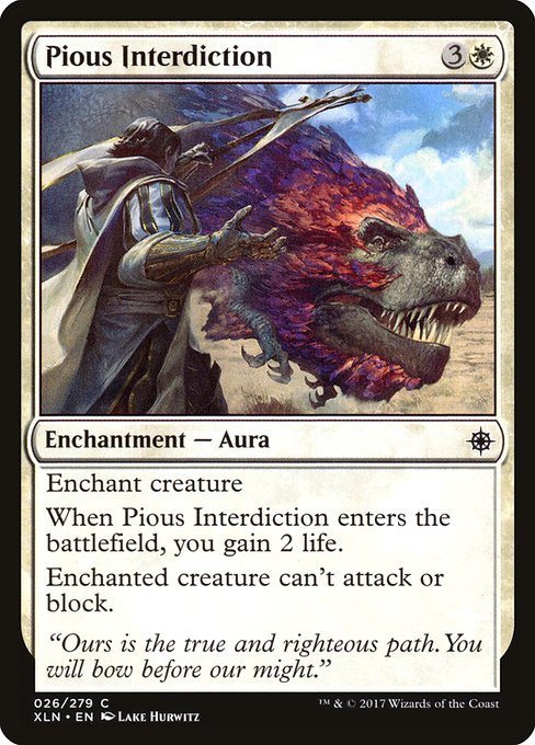Pious Interdiction [Foil]